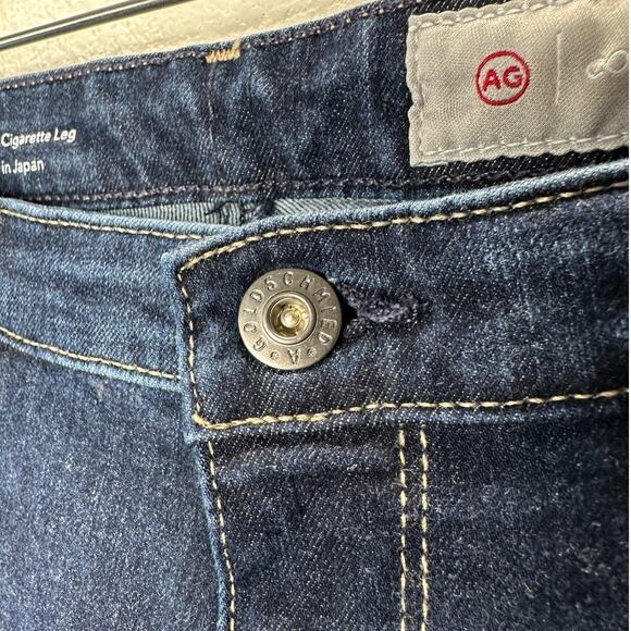 AG Dark Wash Prima Ankle Cigarette Leg Contour 360 Jean 31R - Picture 4 of 16